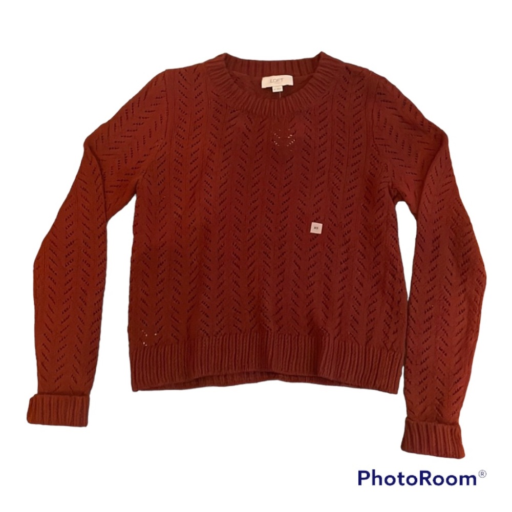 Womens Loft Maroon Sweater